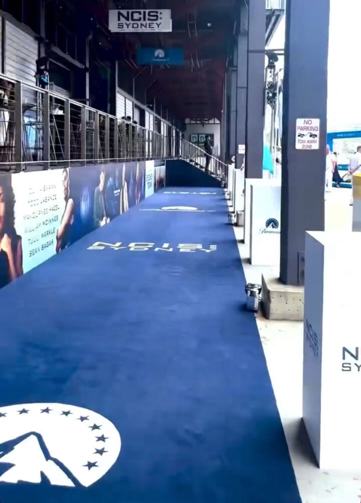 EventLuxe Paramount NCIS Sydney Blue Carpet